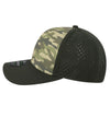 Sheepshead Toothy Critters Performance Dark Olive Green Camo Hat