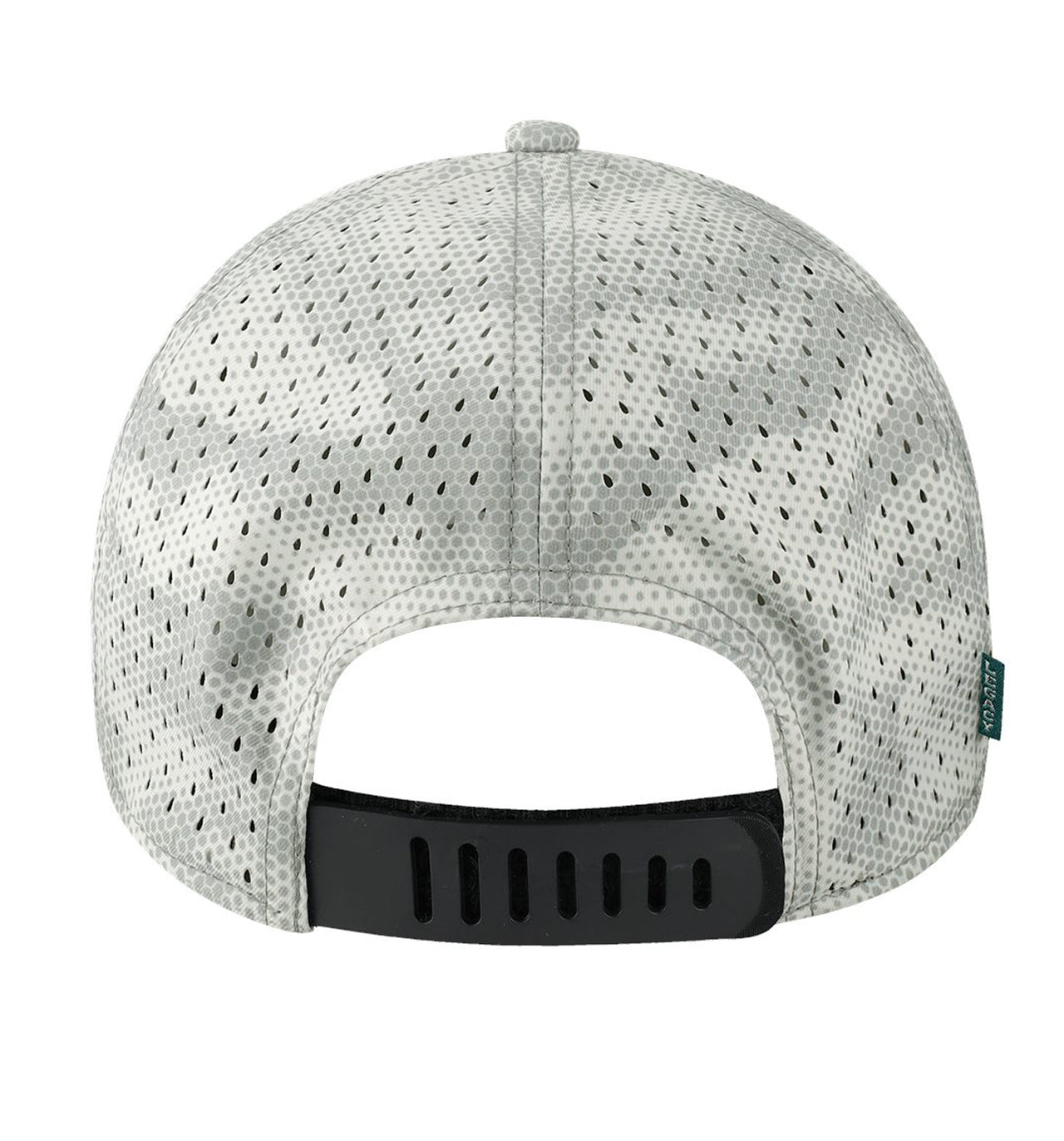 Chasing Tails Mahi Performance Grey Camo Dots White Hat