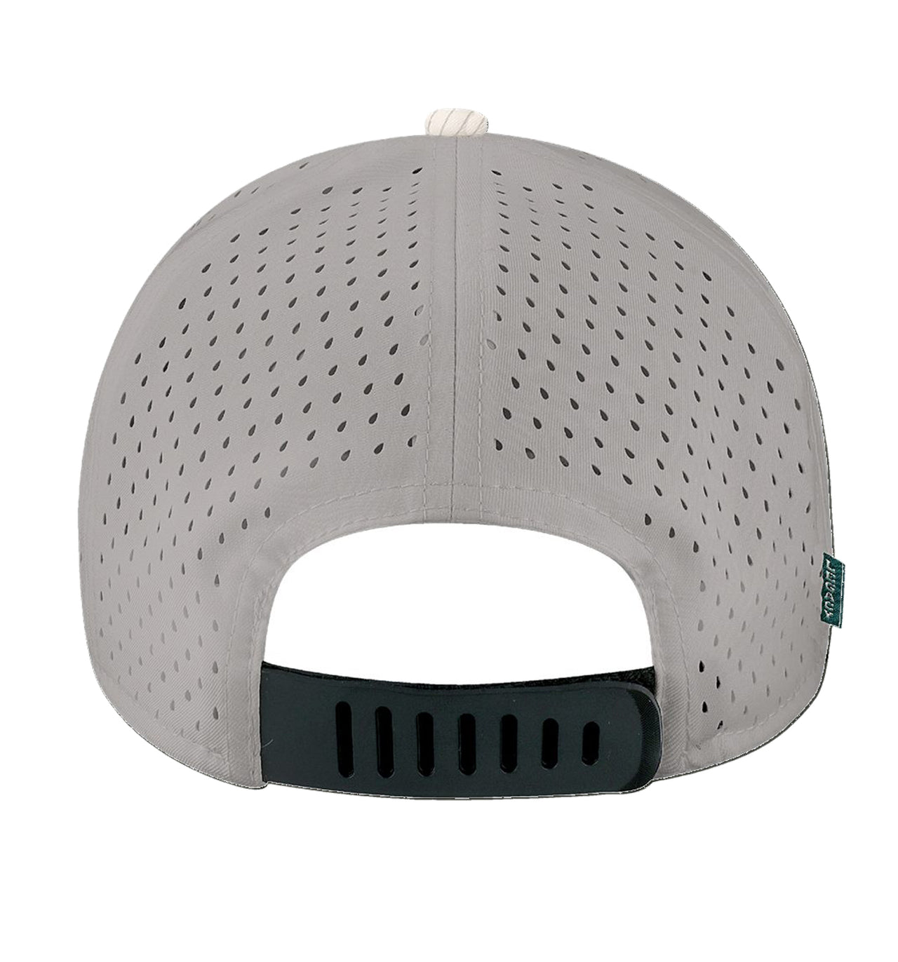 Born Salty Shark Deco Performance White Grey Topo Hat