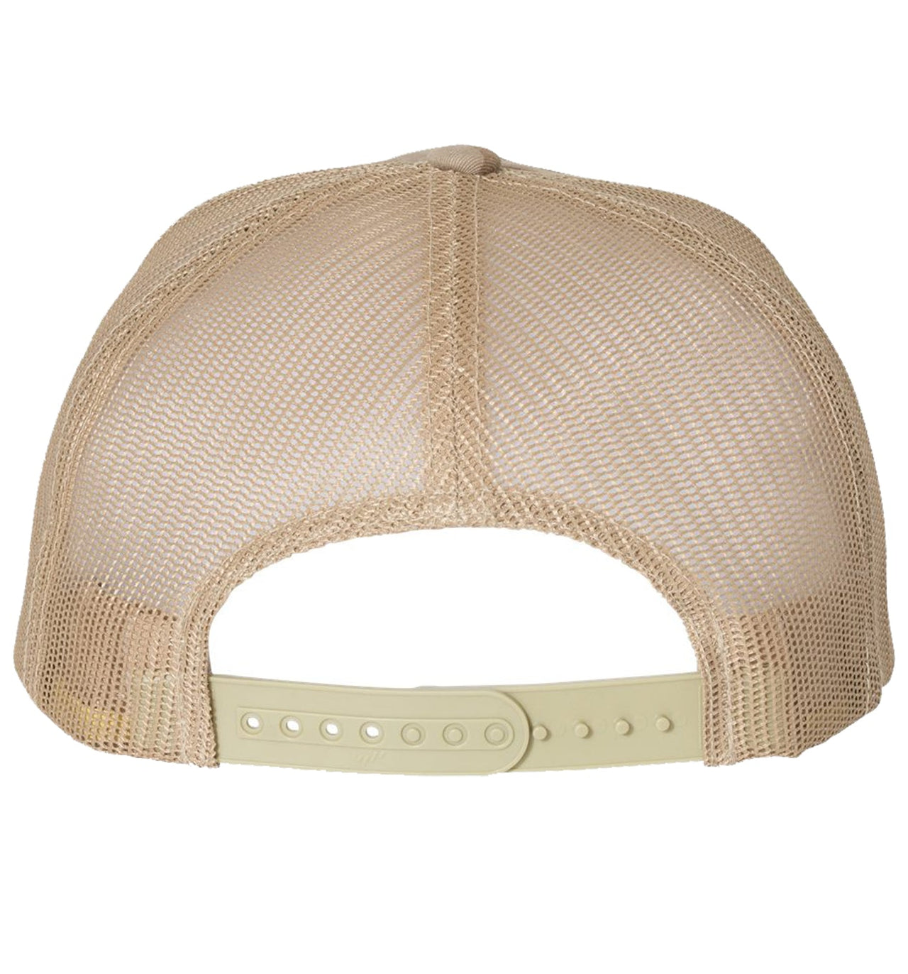 Mad Striper Deco Flat Bill 5 Panel Trucker Snap Back Mulitcam Arid Tan Hat
