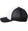 Sheepshead Toothy Critters 6 Panel Trucker Flexfit Black White Black Hat