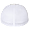 Born Salty Skull Crab 6 Panel Trucker Flexfit Mulitcam Alpine White Hat