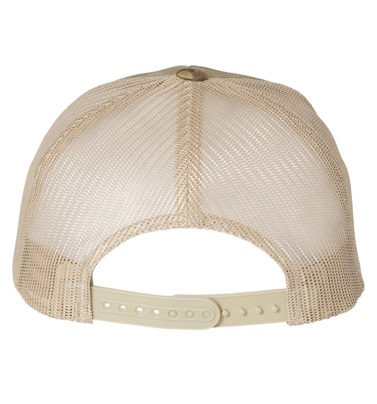 Striper Deco 6 Panel Trucker Snap Back Mulitcam Camo Green Khaki Hat