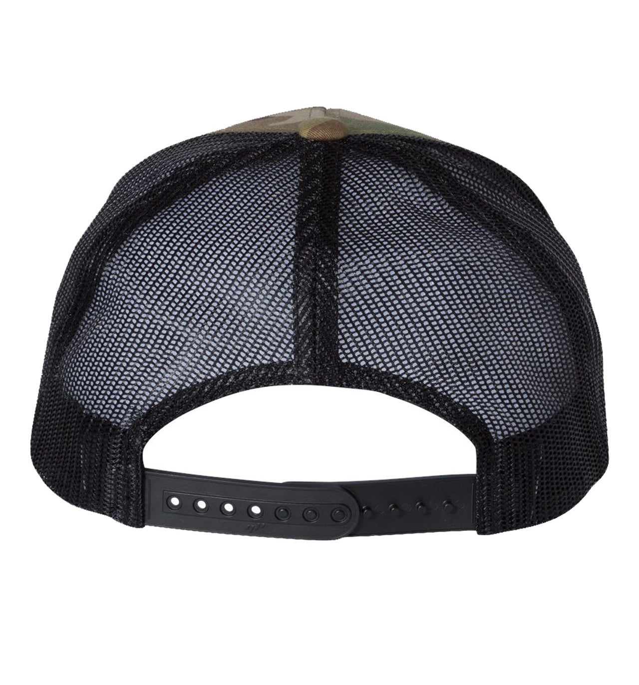 Striper Deco 6 Panel Trucker Snapback Multicam Green Black Hat