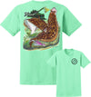 Men's Flounder Reef Short Sleeve Cotton T-Shirt - Dunleavyapparel