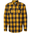 Men’s Sheepshead Flannel Shirt Gold Black