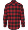 Men’s Sheepshead Flannel Shirt Red Black