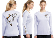 Women’s Performance Classic Redfish Deco Long Sleeve - Dunleavyapparel