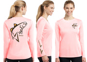 Women’s Performance Classic Redfish Deco Long Sleeve - Dunleavyapparel