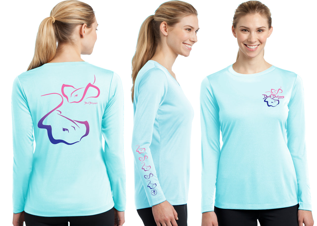 Women’s Performance Stingrays Deco Long Sleeve - Dunleavyapparel