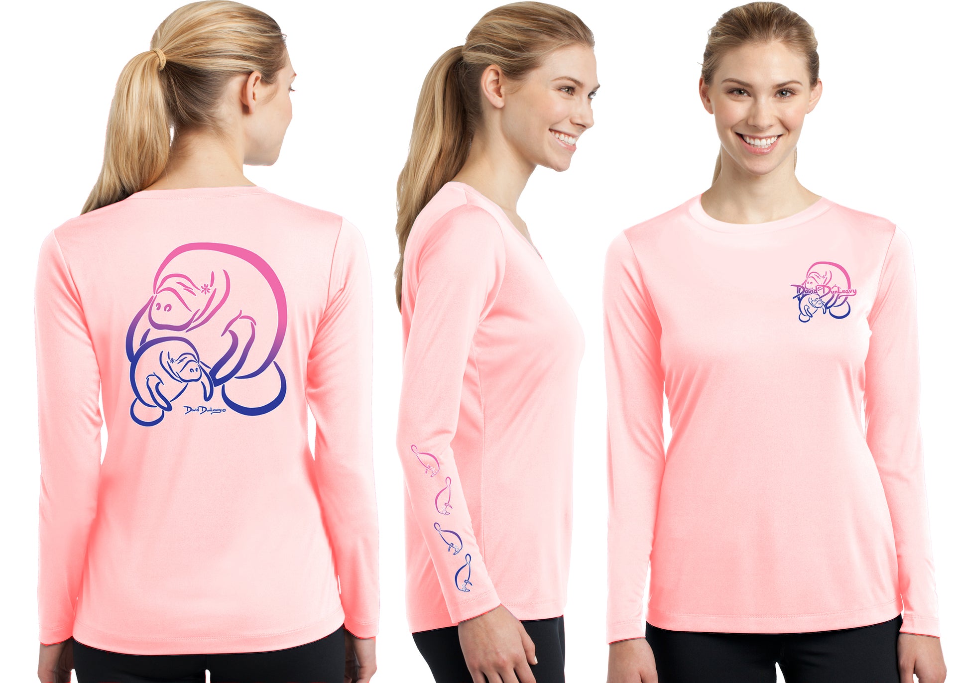 Women’s Performance Manatee Deco Long Sleeve - Dunleavyapparel