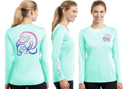 Women’s Performance Manatee Deco Long Sleeve - Dunleavyapparel