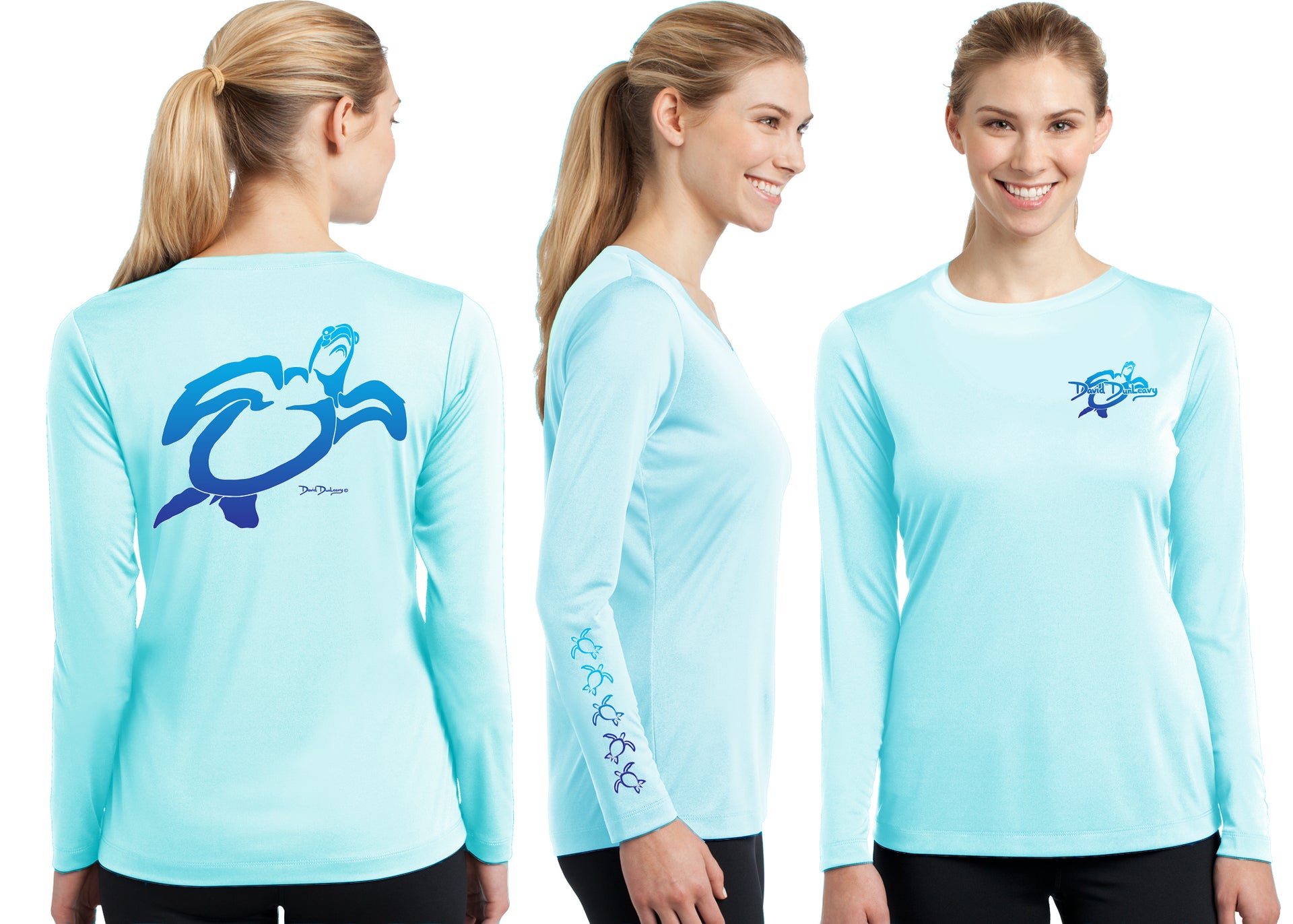 Women’s Performance Turtle Deco Long Sleeve - Dunleavyapparel