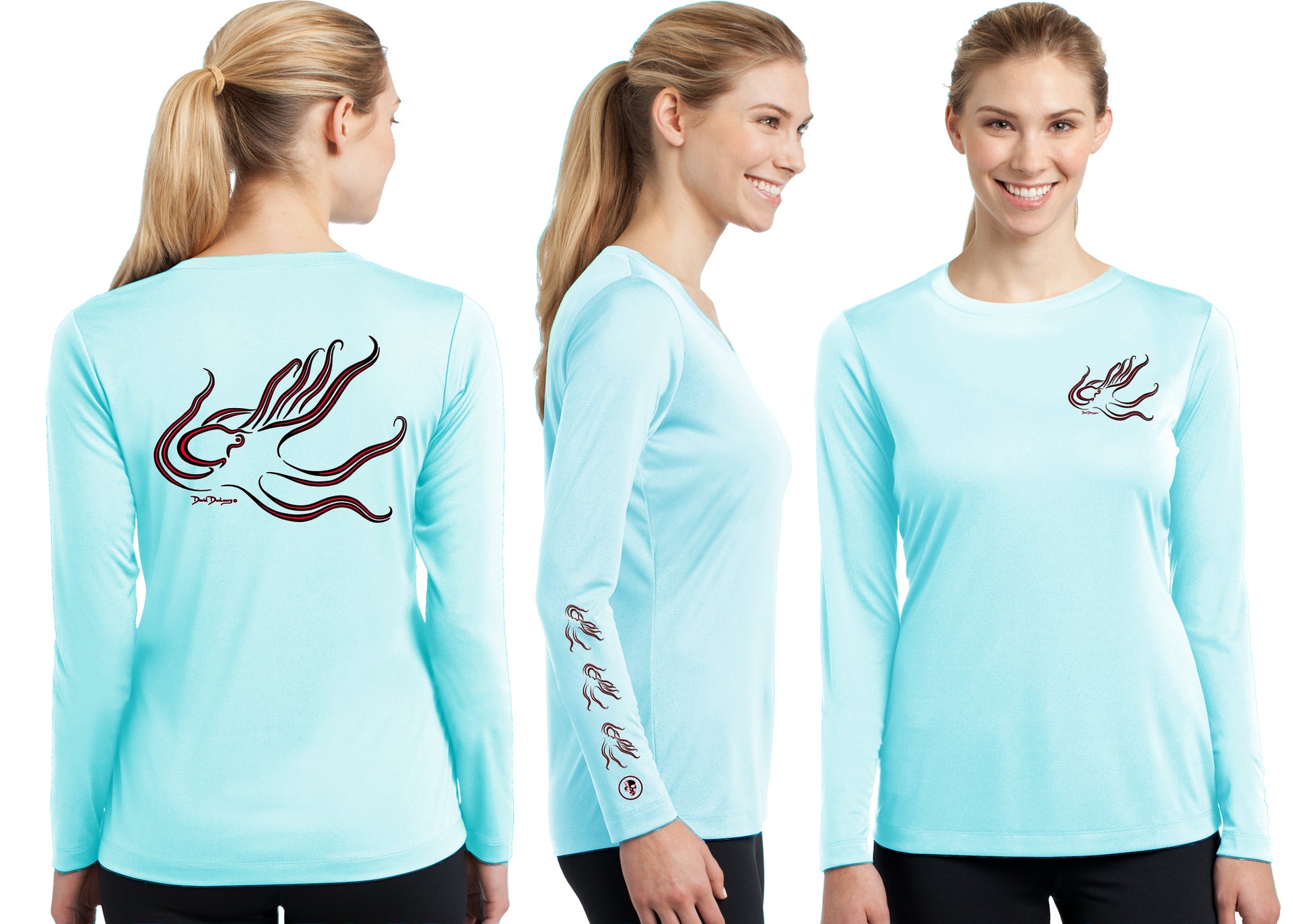 Women’s Performance Octopus Deco Long Sleeve - Dunleavyapparel