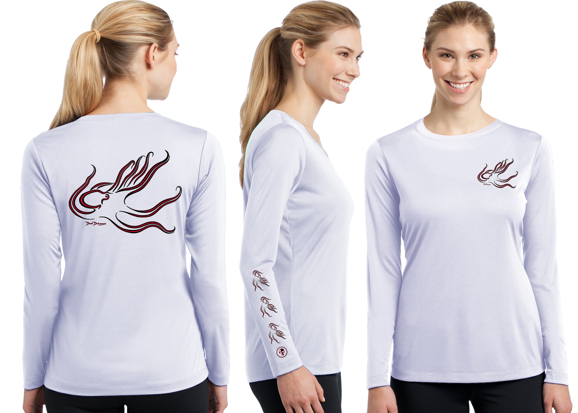 Women’s Performance Octopus Deco Long Sleeve - Dunleavyapparel