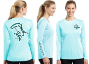 Women’s Performance Hammerhead Deco Long Sleeve - Dunleavyapparel