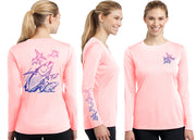 Women’s Performance Tuna & Flying Fish Deco Long Sleeve - Dunleavyapparel