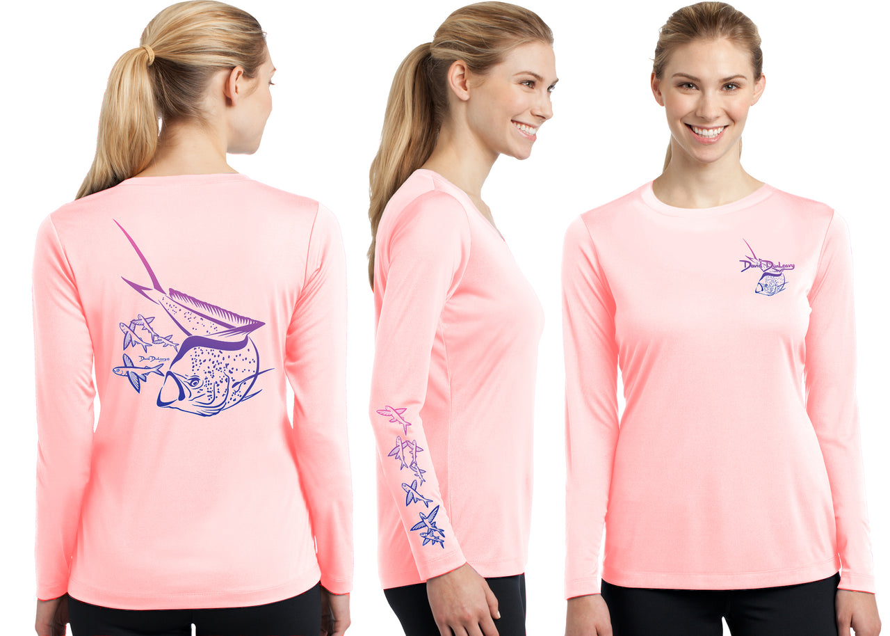 Women’s Performance Mahi Mahi Deco Long Sleeve - Dunleavyapparel