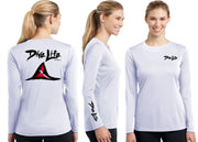 Women’s Performance Dive Life Shark Fin Long Sleeve - Dunleavyapparel