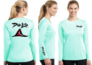 Women’s Performance Dive Life Shark Fin Long Sleeve - Dunleavyapparel