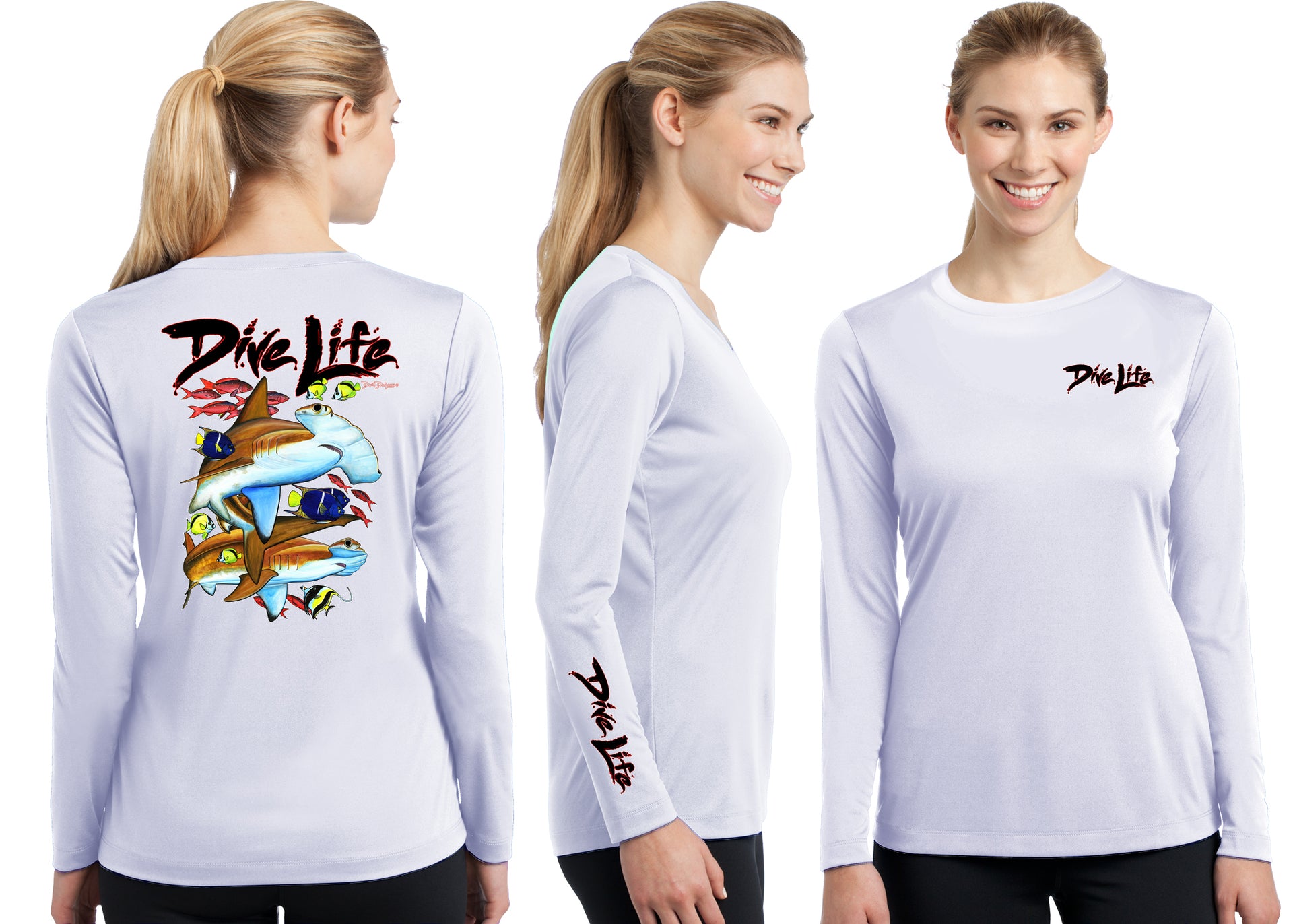 Women’s Performance Dive Life Hammer Time Long Sleeve - Dunleavyapparel