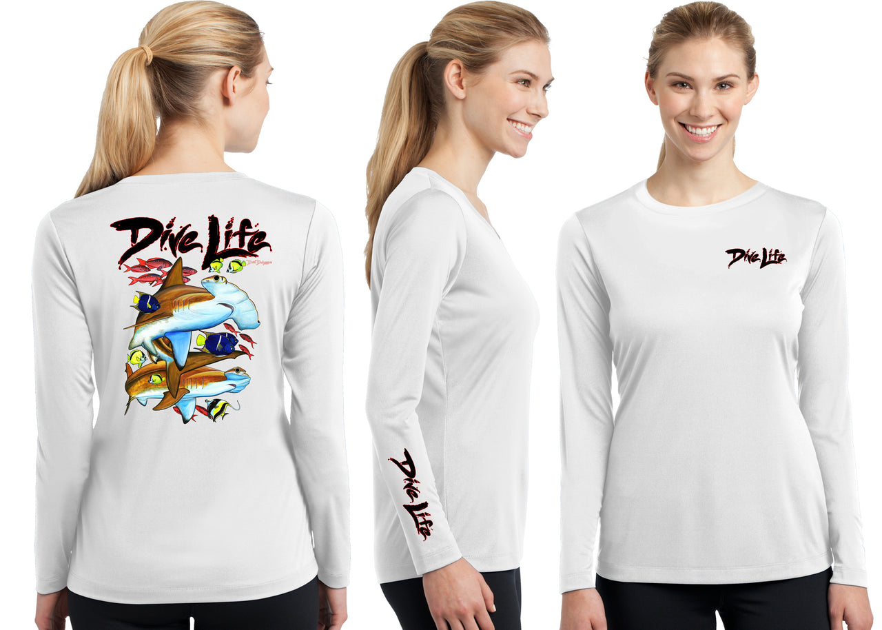 Women’s Performance Dive Life Hammer Time Long Sleeve - Dunleavyapparel