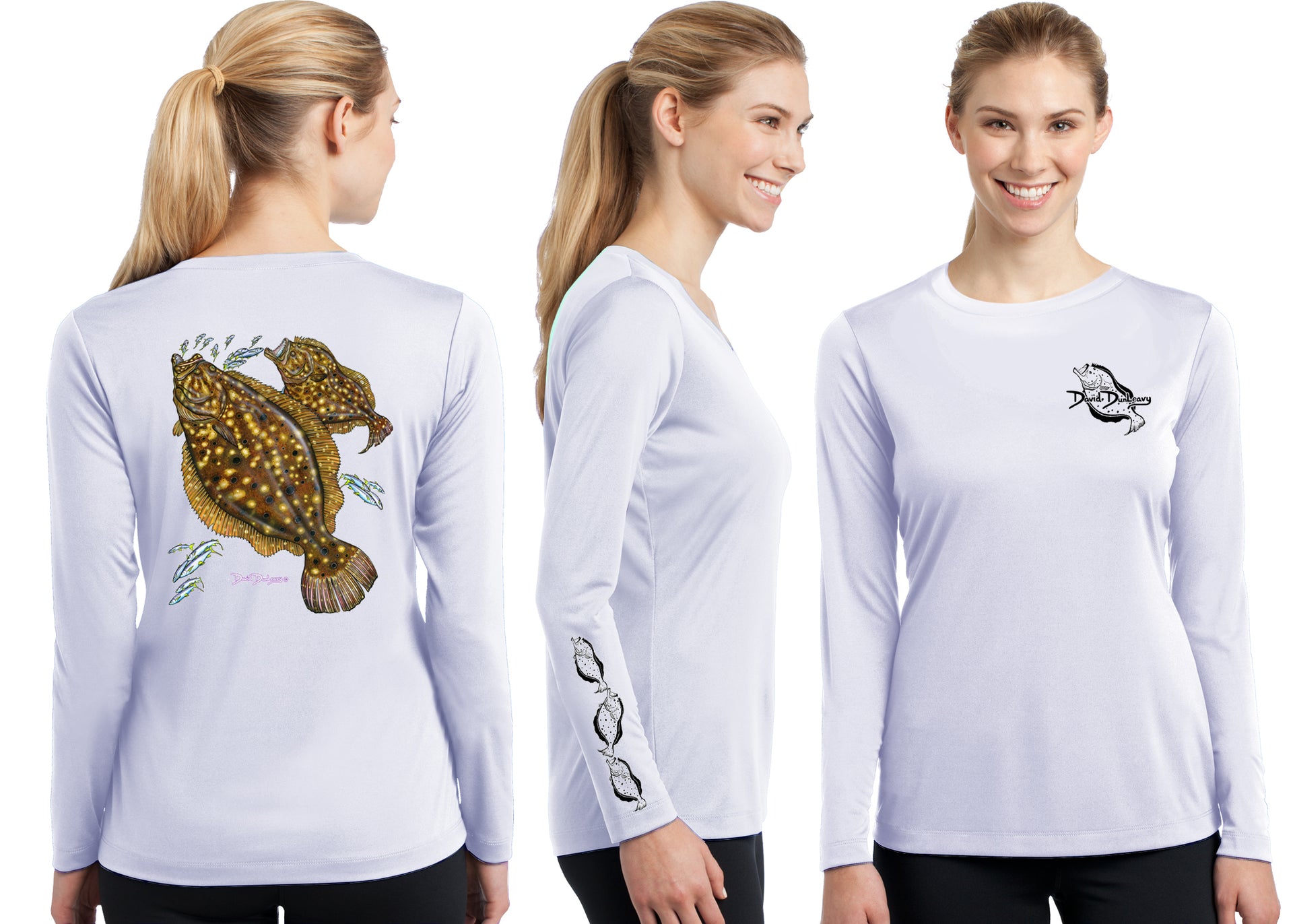 Women’s Performance Flounder Long Sleeve - Dunleavyapparel