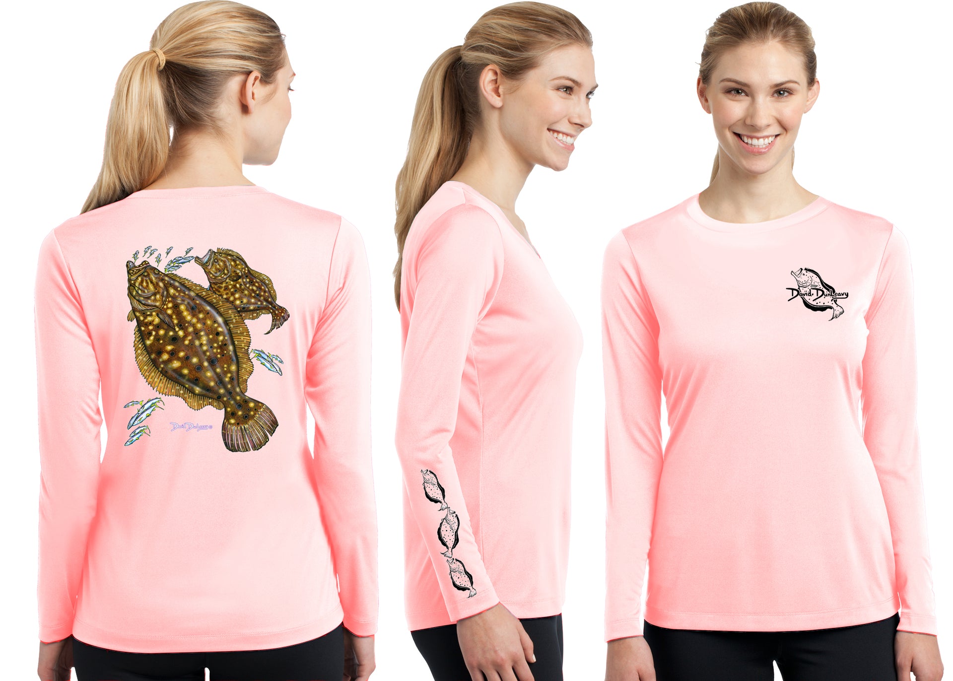 Women’s Performance Flounder Long Sleeve - Dunleavyapparel