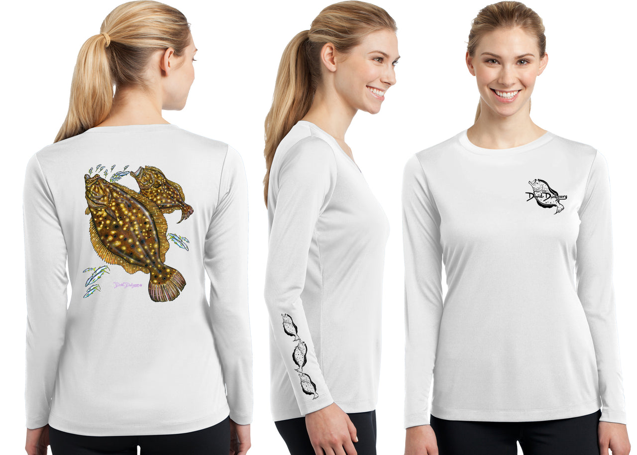 Women’s Performance Flounder Long Sleeve - Dunleavyapparel