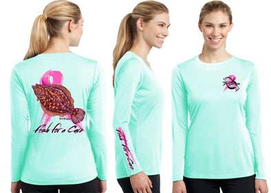 Women’s Performance Fish For A Cure - Dunleavyapparel