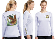 Women’s Performance Flounder Reef Long Sleeve - Dunleavyapparel