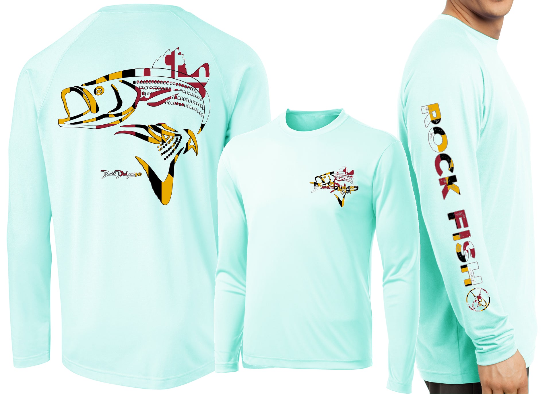 Men’s Performance Rockfish Deco Long Sleeve - Dunleavyapparel