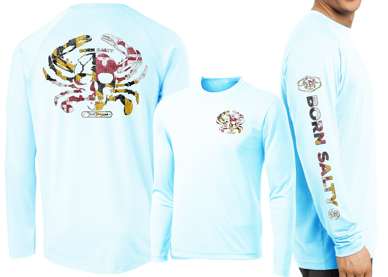 Men’s Performance Maryland Skull Crab Long Sleeve