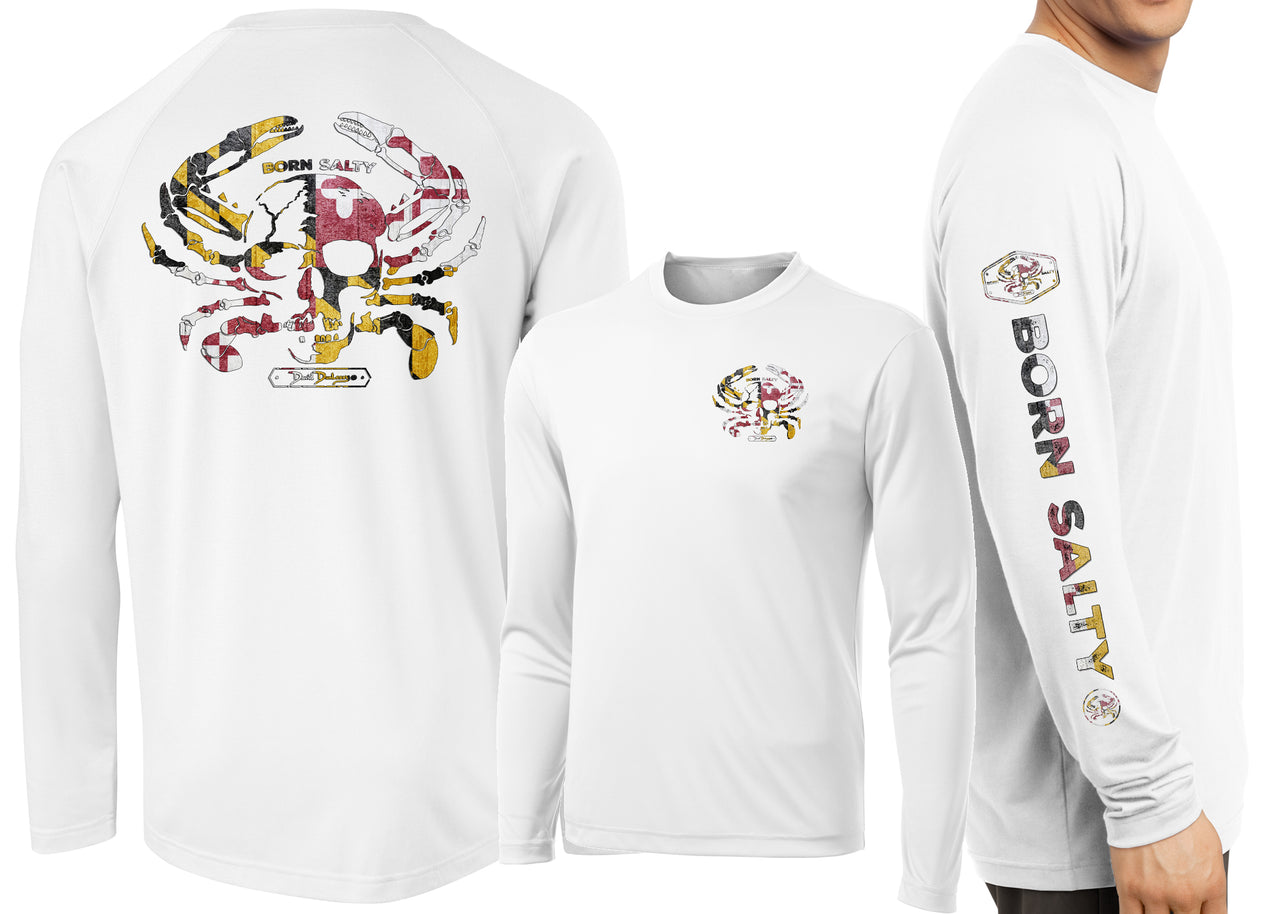 Men’s Performance Maryland Skull Crab Long Sleeve