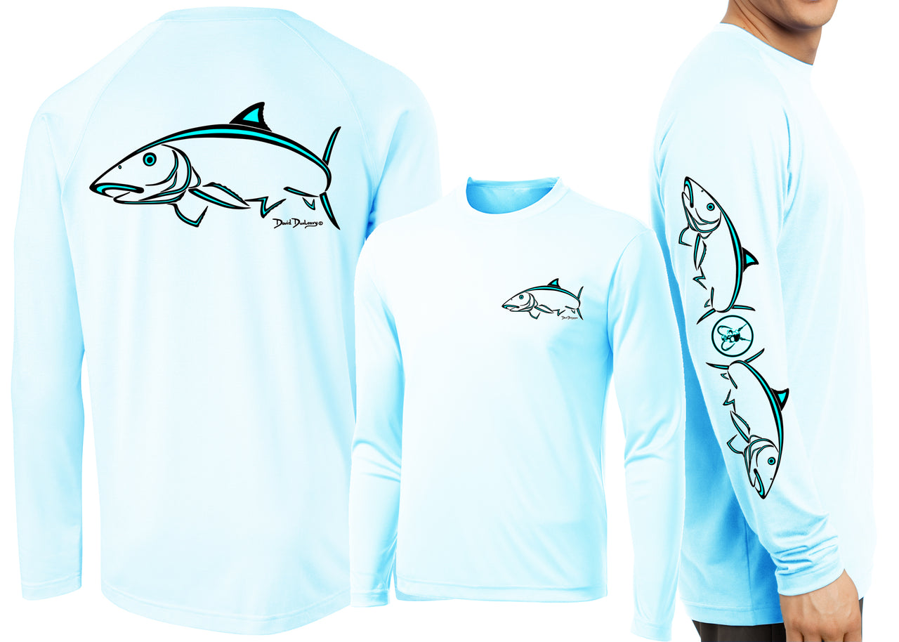 Men’s Performance Bonefish Deco Long Sleeve - Dunleavyapparel