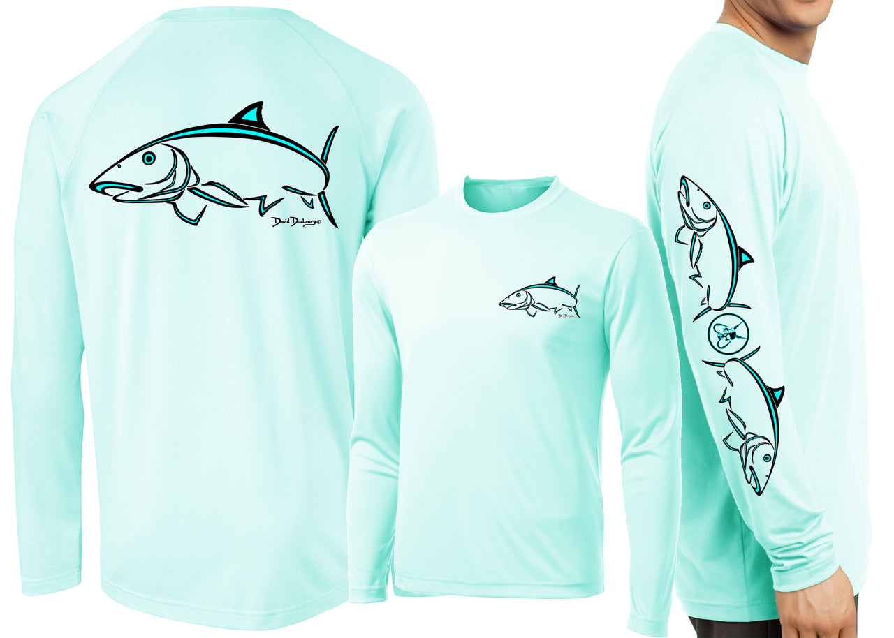 Men’s Performance Bonefish Deco Long Sleeve - Dunleavyapparel