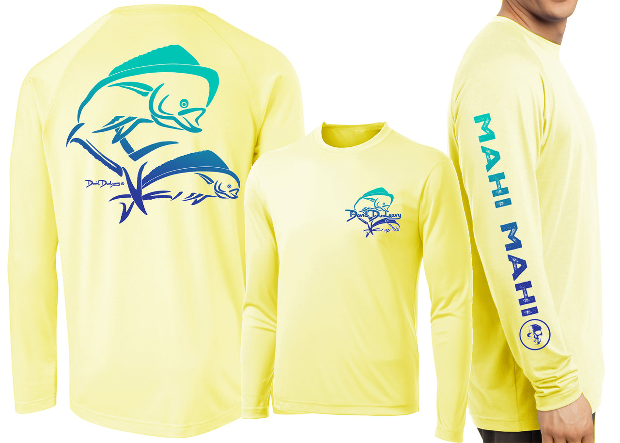 Men’s Performance Bull Dolphin Deco Long Sleeve - Dunleavyapparel