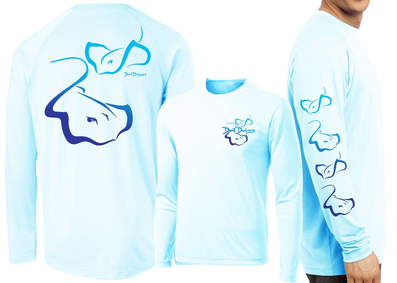Men’s Performance Stingrays Deco Long Sleeve - Dunleavyapparel
