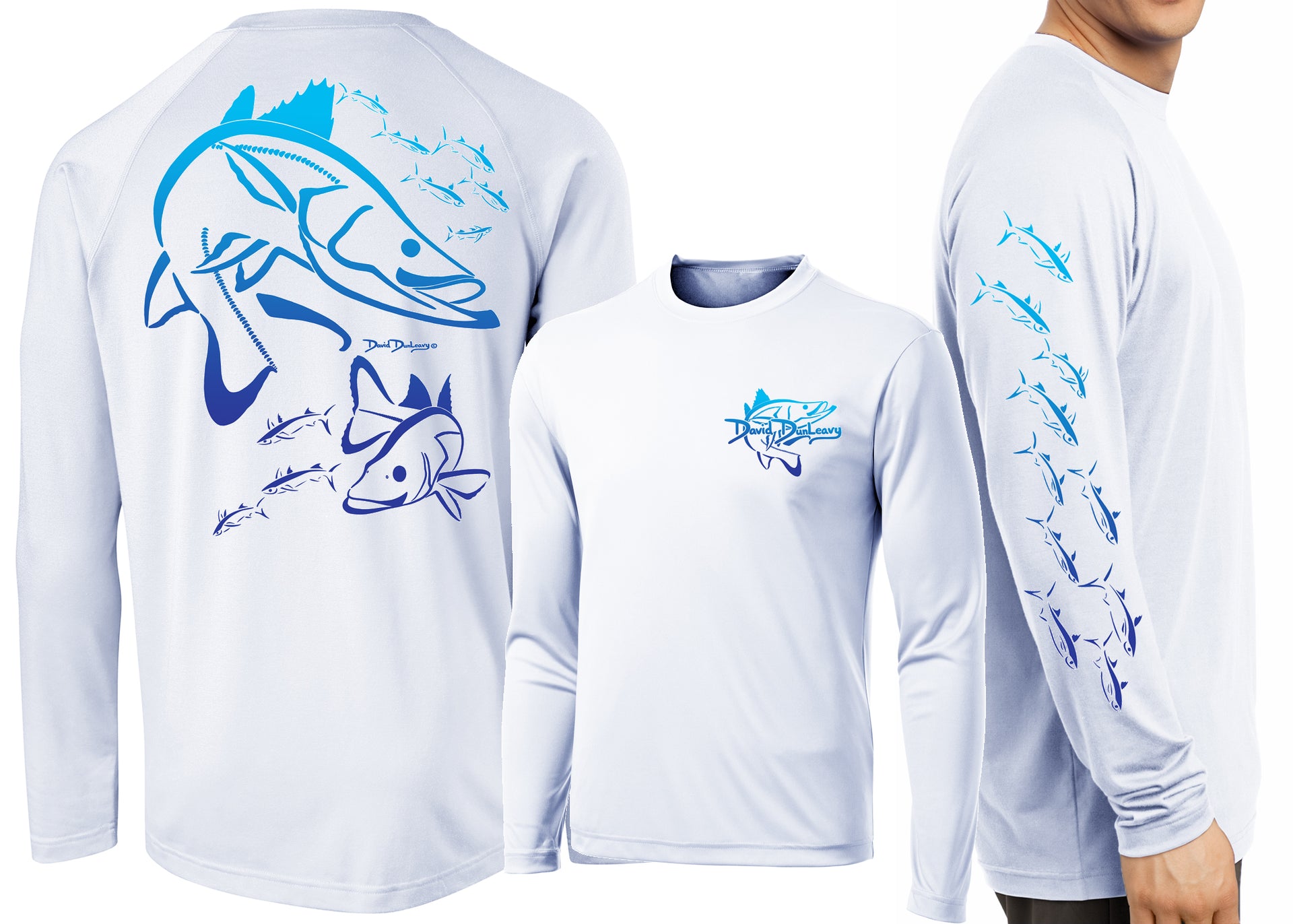 Men’s Performance Snook Deco Long Sleeve - Dunleavyapparel