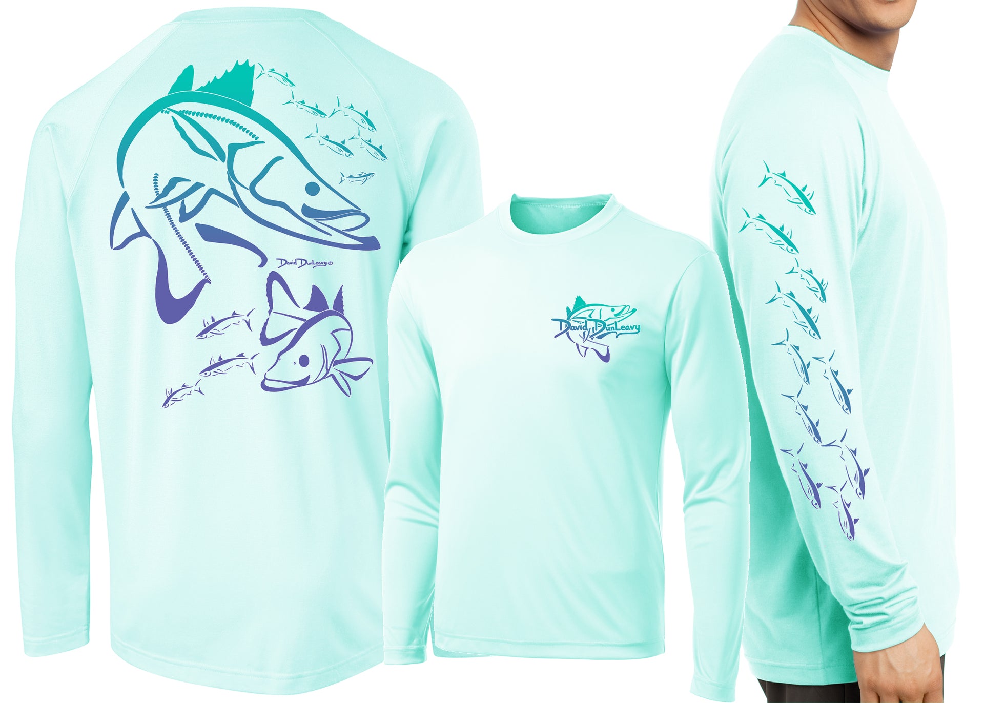 Men’s Performance Snook Deco Long Sleeve - Dunleavyapparel