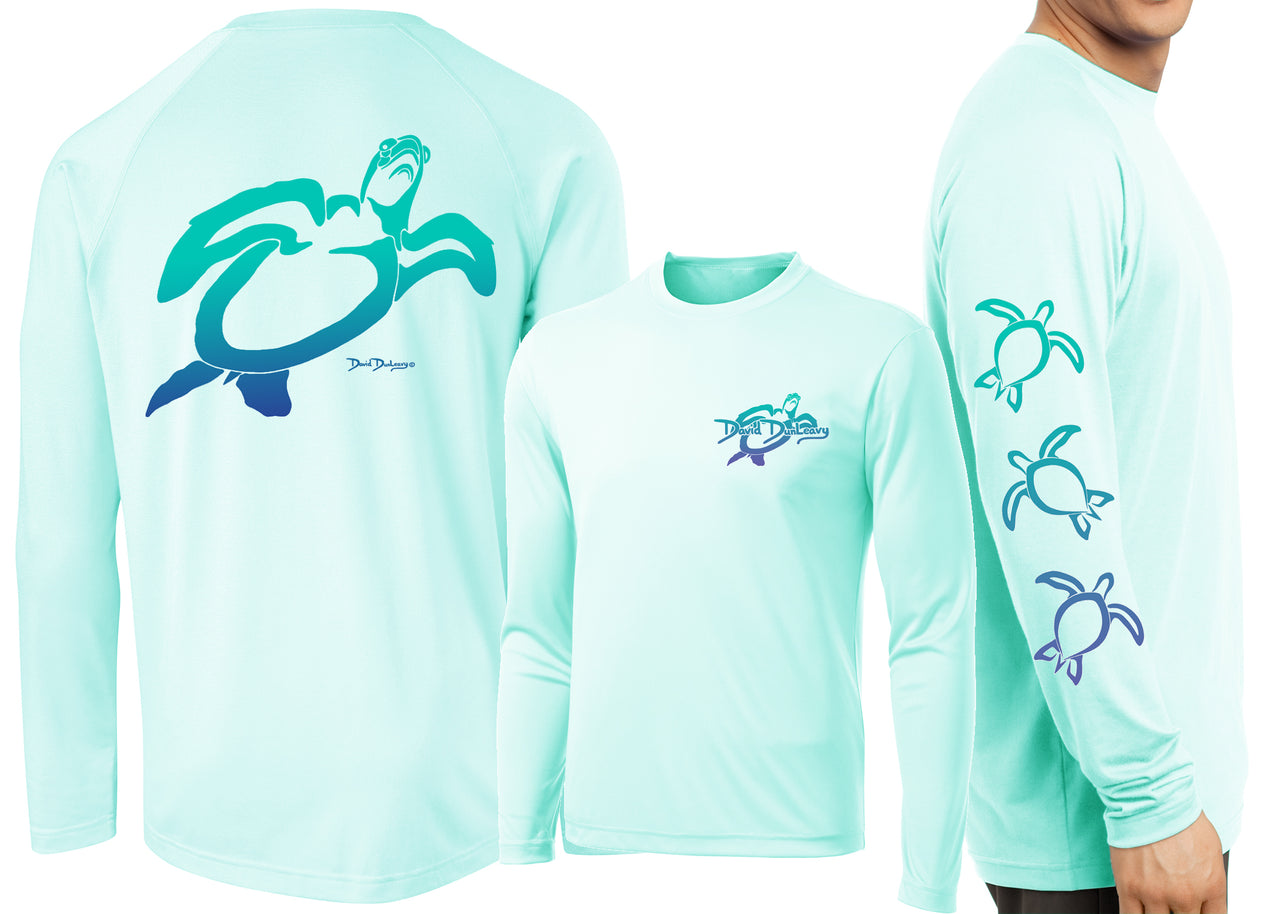 Men’s Performance Turtle Deco Long Sleeve - Dunleavyapparel
