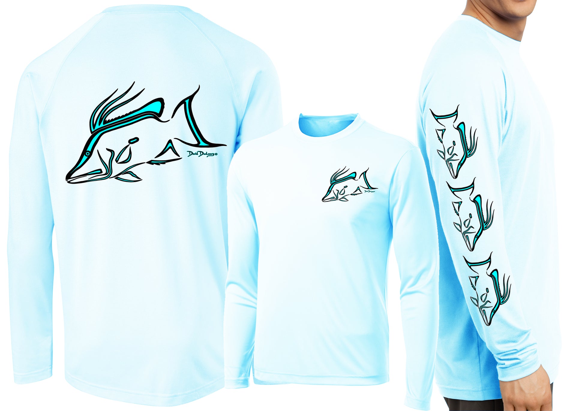 Men’s Performance Hogfish Deco Long Sleeve - Dunleavyapparel