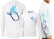 Men’s Performance Whale Shark Deco Long Sleeve - Dunleavyapparel