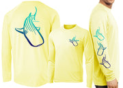 Men’s Performance Whale Shark Deco Long Sleeve - Dunleavyapparel