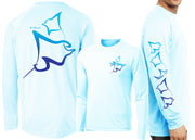 Men’s Performance Manta Rays Deco Long Sleeve - Dunleavyapparel