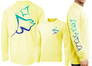Men’s Performance Manta Rays Deco Long Sleeve - Dunleavyapparel
