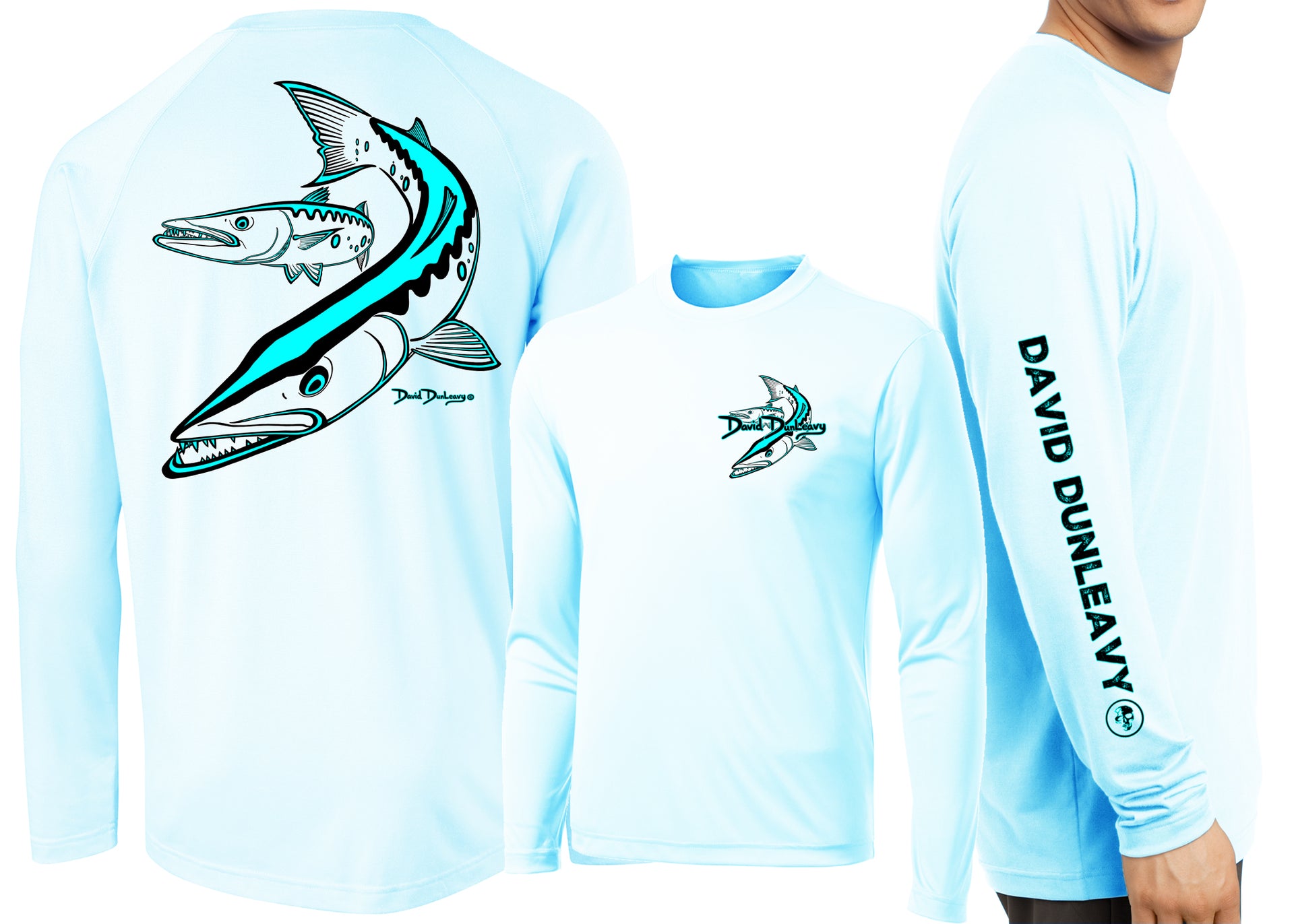 Men’s Performance Barracuda Deco Long Sleeve - Dunleavyapparel