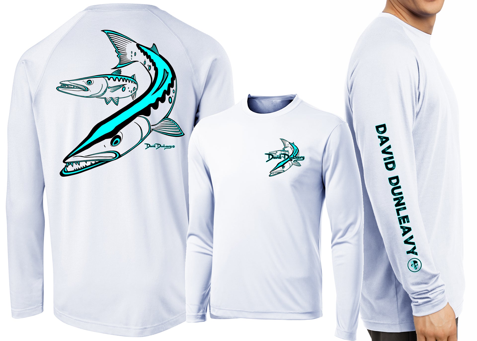 Men’s Performance Barracuda Deco Long Sleeve - Dunleavyapparel