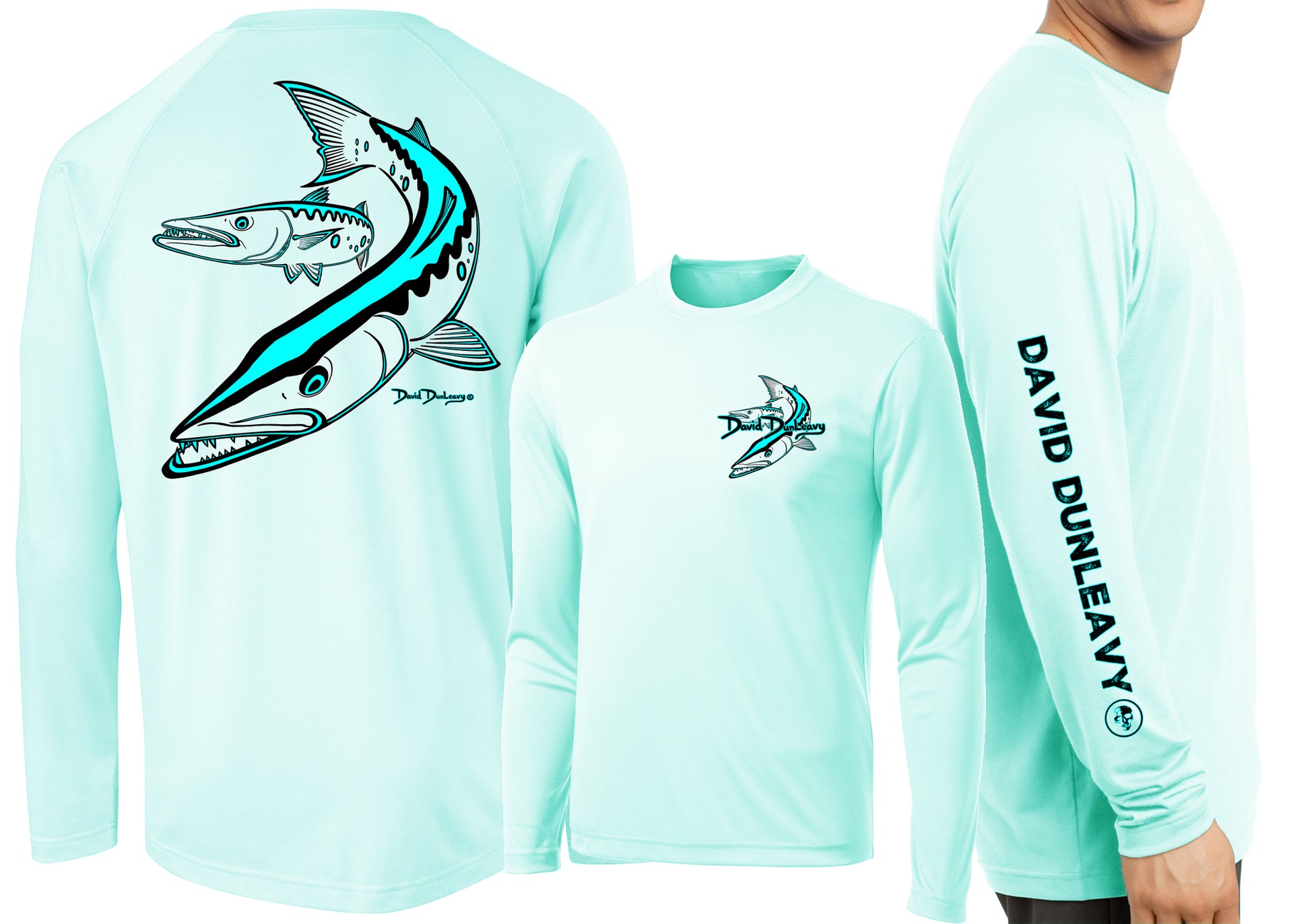 Men’s Performance Barracuda Deco Long Sleeve - Dunleavyapparel