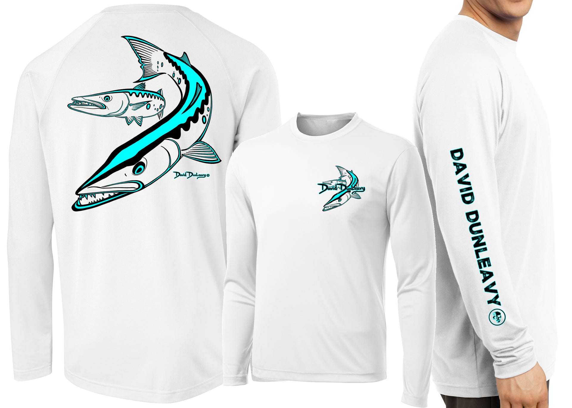 Men’s Performance Barracuda Deco Long Sleeve - Dunleavyapparel